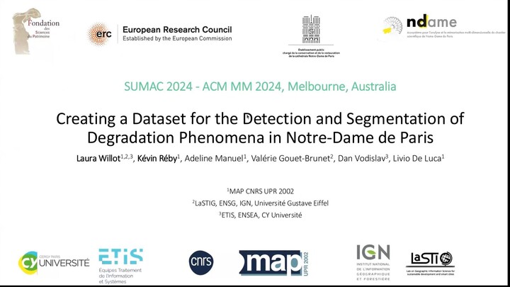 Creating a Dataset for the Detection & Segmentation of Degradation Phenomena in Notre-Dame de Paris