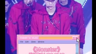 ช็อตตรงของ "Monster" ของ Zhang Yixing ฉันชอบมันมาก!