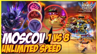 3 STAR MOSCOV SUPERHERO WRESTLER ! 1 VS 8 COMBO 666 UNLIMITED ATK SPEED ! MAGIC CHESS