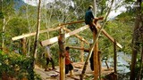 Tập 3: Làm ngôi nhà trong rừng view sông cực chất I Build a wooden house in the forest by the river.