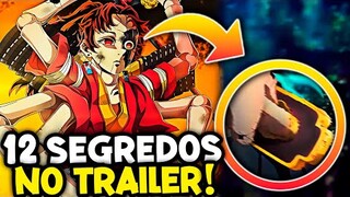 12 SEGREDOS QUE VOCÊ NÃO PERCEBEU no TRAILER da 3 TEMPORADA de DEMON SLAYER!