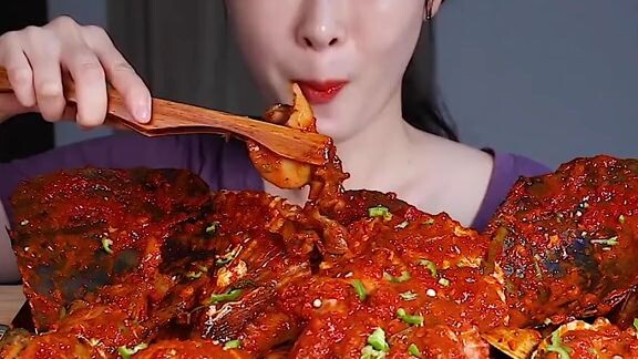 spicy seafood mukbang🤤🤤