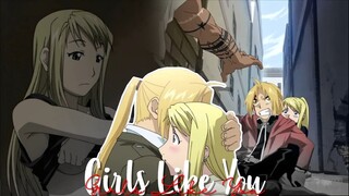 Edward X Winry - FMA Brotherhood - Girls like you - [AMV]