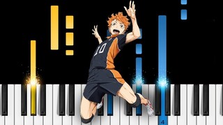 FLY HIGH!! - Haikyuu!! Season 2 OP 2 - EASY Piano Tutorial