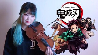 Demon Slayer: Kimetsu no Yaiba 鬼滅の刃 👺 Kamado Tanjiro no Uta VIOLIN COVER (Ep 19 Ending OST/EP)