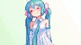 Hatsune Miku cute pixel shake