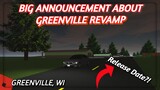 Big Announcement For Greenville Revamp! (Release Date!) | Greenville Beta