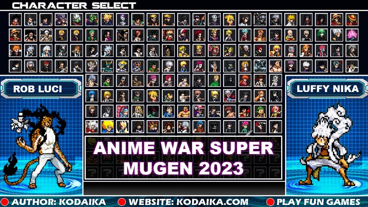 ANIME WAR SUPER MUGEN 3 NEW +120 CHARACTER [ ANDROID + IOS ] DOWNLOAD -  BiliBili