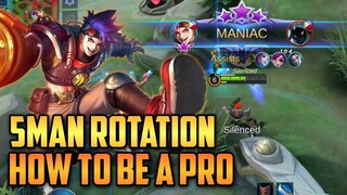 5 MAN ROTATION MYTHICAL GLORY TIPS AND TRICK | MLBB | MOBILE LEGENDS BANG BANG