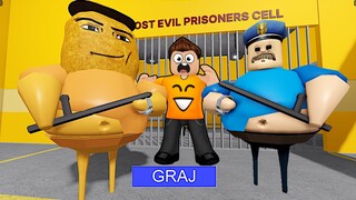 UCIEKAM PRZED Gegagedigedagedago BARRY w Roblox! (Barry's Prison Run)