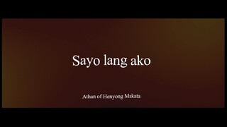 JhayLa  - Sayo lang ako (Lyric Video)