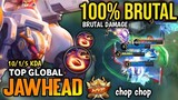 JAWHEAD BEST BUILD 2022 | TOP GLOBAL JAWHEAD GAMEPLAY | MOBILE LEGENDS ✓