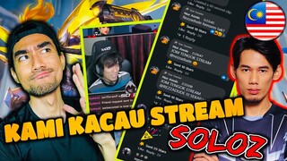 KAMI KACAU STREAM SOLOZ ! LAWAK HABIS ! (MALAYSIA)