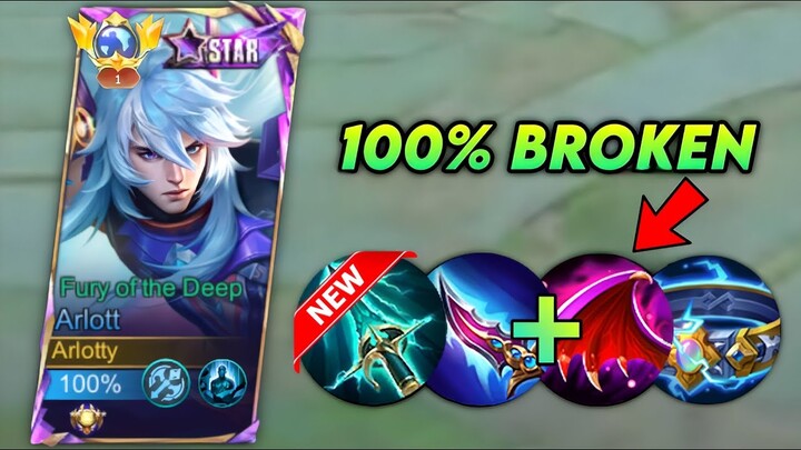 THIS ARLOTT NEW SUSTAIN + DAMAGE BUILD IS TOO PERFECT FOR SPELL VAMP & TRUE DAMAGE! - Mobile legends