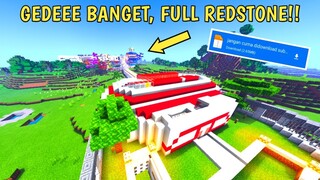 GEDE BANGET😱UDAH PASTI FULL REDSTONE! - Map Showcase Minecraft #10