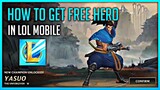League of Legends Wild Rift: How to get free hero Yasuo