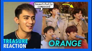 REACTION to TREASURE - ‘오렌지 (ORANGE)’ LIVE VIDEO