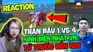 (Free Fire) - Reaction Trận Đấu 1 Vs 4 Kinh Điển Nhất Của Việt Nam Từ Trước Đến Nay