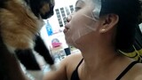 I wear a Mask and my cats hate it?
