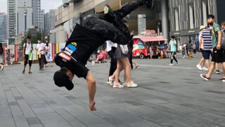 Bboy舞者 街头放大招 炫酷街舞来袭 HR浩然