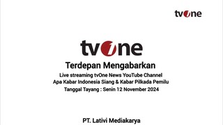 tvOne HD 11122024_144440 Mts • LIVE STREAMING TELEVISI KOTA • JAKARTA BARAT Berita VOB