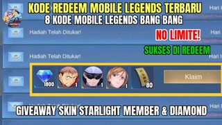 BURUAN! 8 KODE REDEEM ML TERBARU KODE REDEEM MOBILE LEGENDS HARI INI UPDATE JUNI 2024