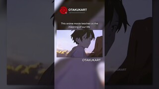 This anime movie teaches us the meaning of our life | #anime #animeedits #shorts
