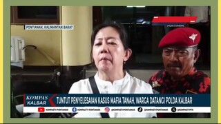 Massa Korban Mafia Tanah Datangi Polda Kalbar