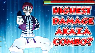 Almost 100% Tod Combo With Akaza | Demon Slayer Hinokami Chronicles