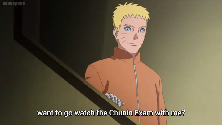 Naruto Tries To Convince Kawaki To Go With Him To The Chunin Exam