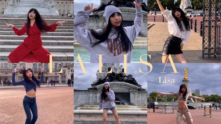 Cover Dance LISA - LALISA di Jalanan Inggris dengan 5 Kostum