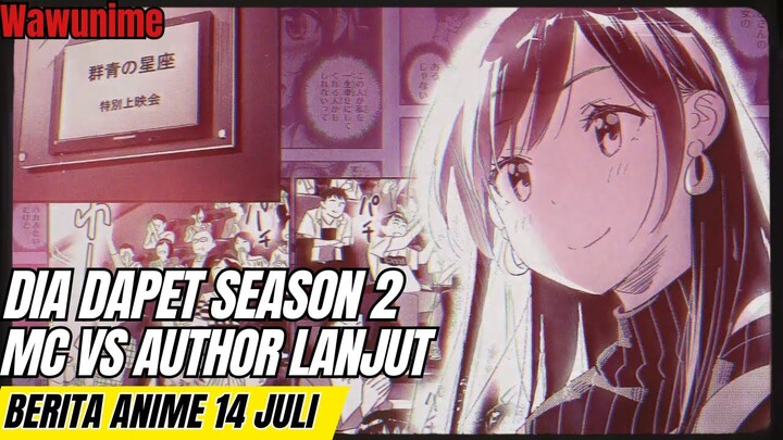 Anime Rent a Girlfriend dapet season 4, buset mc vs author dah ini | Berita anime