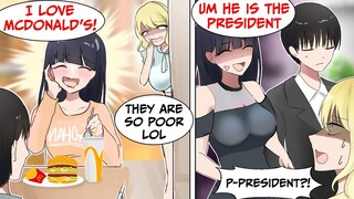 My Ex-GF Makes Fun Of Us As We're On A Date In A Cheap Restaurant, In Reality... (RomCom Manga Dub)