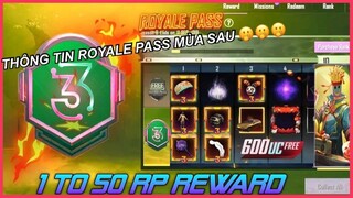 THÔNG TIN ROYALE PASS MONTH 3 | HÒM RP VỚI SỰ TRỞ LẠI CỦA SKIN KAR98 M16A4 VÀNG GOLD || PUBG MOBILE