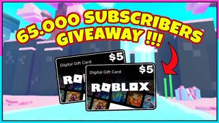 PENGUMUMAN GIVEAWAY 65.000 SUBSCRIBER !!!