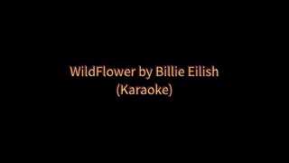 WildFlower by Billie Eilish (Karaoke 🎤)
