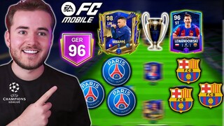 🔥MONTEI UMA SELEÇÃO METADE PSG E BARÇA🔥TRANSFORMAÇÃO DE CONTA NO FC MOBILE 24