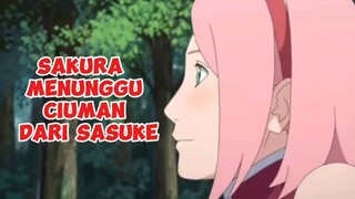 Reaksi Sasuke Ketika Sakura Menunggu Ciuman Darinya [DUBBING INDO]