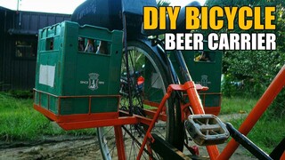 Bicycle beer carrier | welding projects | caddy | wolangqueentv