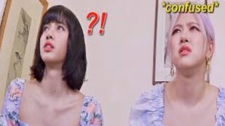 Lisa and Rosé struggling with korean language