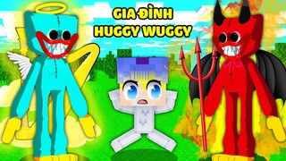 TÔ GÀ 1 NGÀY SỐNG CHUNG VỚI GIA ĐÌNH HUGGY WUGGY THIÊN THẦN VÀ HUGGY ÁC QUỶ KHIẾN SINH TỐ BẤT NGỜ