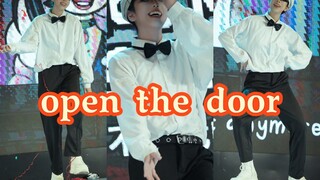 全网6w+人看过的伪人舞台正机位来啦！【open the door翻跳】