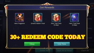 REDEMPTION CODE SA MOBILE LEGEND PART 8 LIMITED