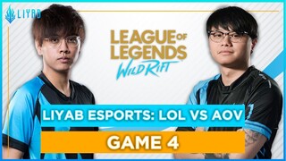 League of Legends: Wild Rift Alpha Test - Liyab AOV vs Liyab LOL (BLIND PICK - NORMAL - GAME 4 VOD)