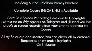 Lisa Song Sutton Course Mailbox Money Machine Download