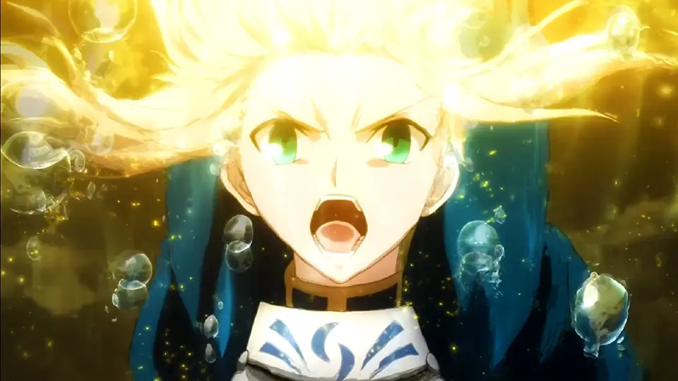 Fate Zero Saber Kill Caster Excalibur Scene 1080p 60fps Bilibili