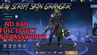 NEW!! SCRIPT SKIN GRANGER STARLIGHT FULL EFFECT(MOBILE LEGEND BANG BANG)