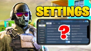 BEST  SETTINGS & Sensitivity | Call of Duty Mobile In Season 1 2022