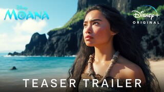 Moana Live Action - Teaser Trailer (2024) Auliʻi Cravalho, Dwayne Johnson | Disney+