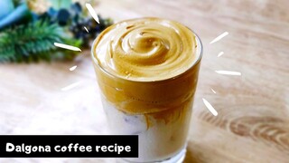 [How to make Dalgona Coffee] วิธีทำฟองโฟมกาแฟให้เนียนนุ่ม ถูกใจคอกาแฟ หอม เข้มข้น Frothy coffee